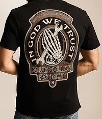 Blue Collar God We Trust T-Shirt