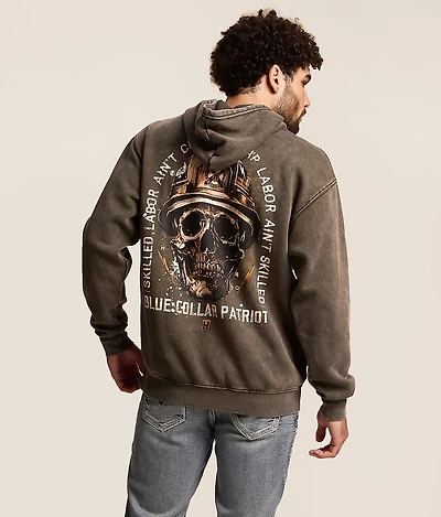 Blue Collar Skilled Labor Hooded Sweatshirt