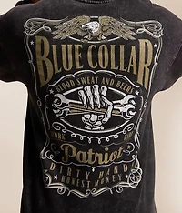 Blue Collar Honest Money Hooded Sweatshirt