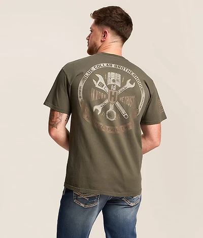 Blue Collar Wrenched T-Shirt