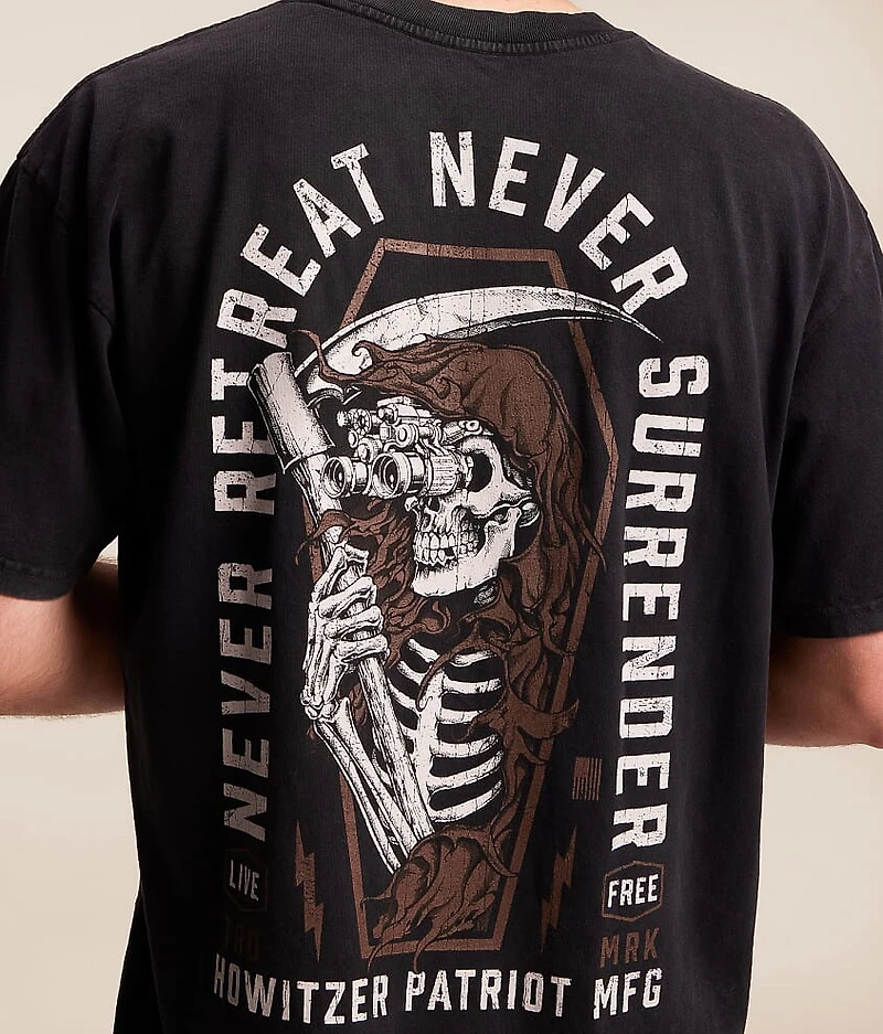 Blue Collar Never Retreat T-Shirt