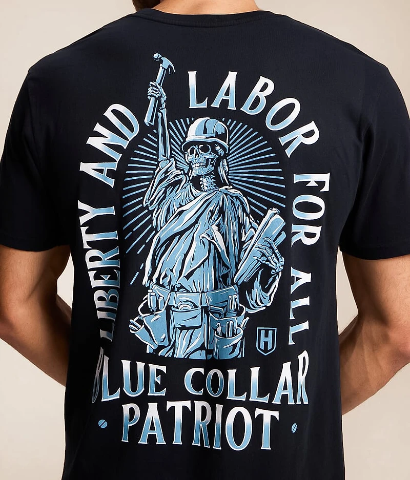Blue Collar Liberty & Labor T-Shirt