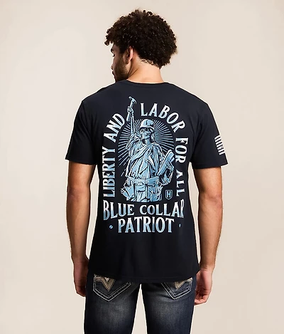 Blue Collar Liberty & Labor T-Shirt