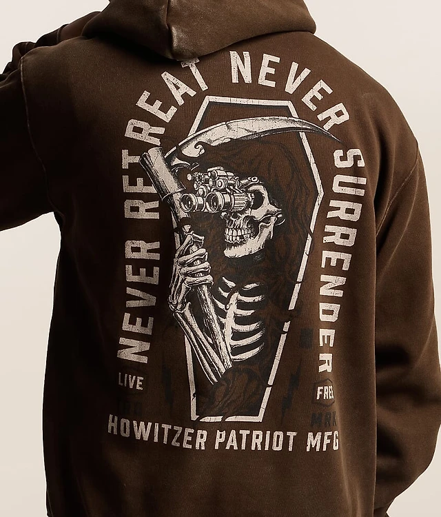 Never Retreat Hooded Sweatshirt