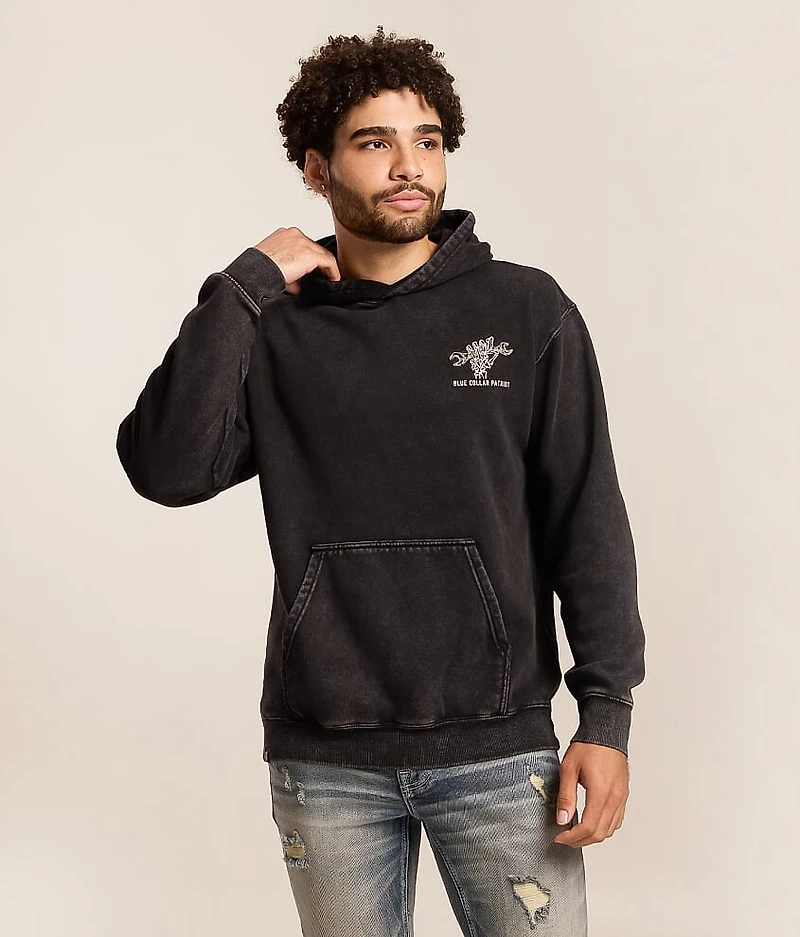 Blue Collar Rough Hands Hooded Sweatshirt