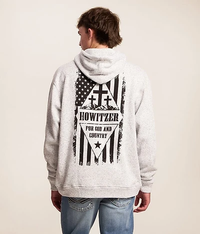God & Country Blue Collar Hooded Sweatshirt