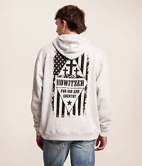 God & Country Blue Collar Hooded Sweatshirt