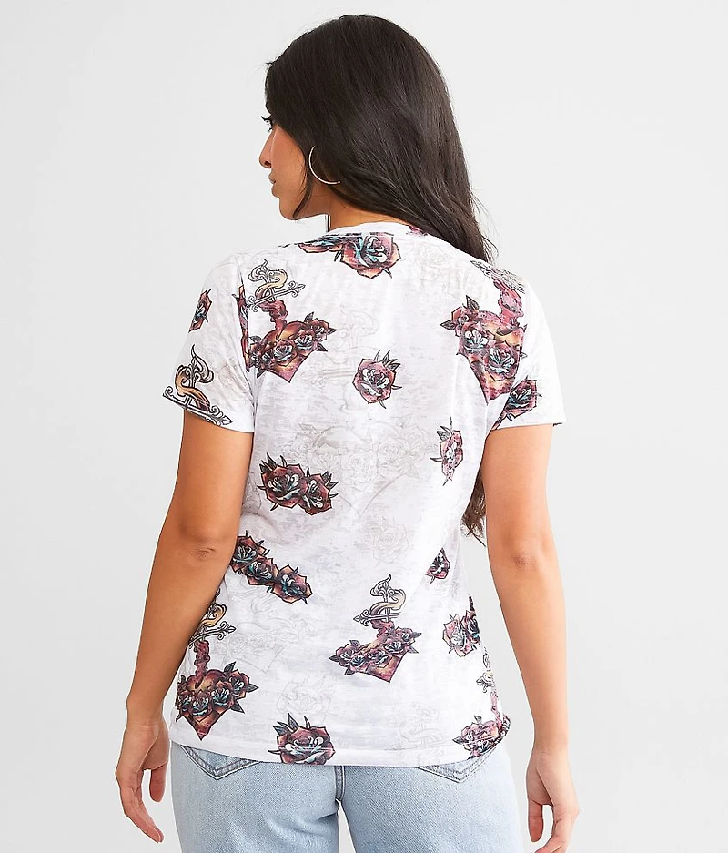 Sacred Heart Roses T-Shirt