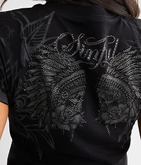 Thunder Sky Baby Cropped T-Shirt