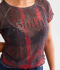 Angel Wings Mesh Top