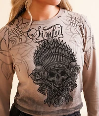 Thunder Sky Cropped T-Shirt