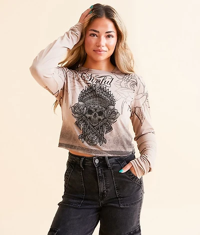 Thunder Sky Cropped T-Shirt