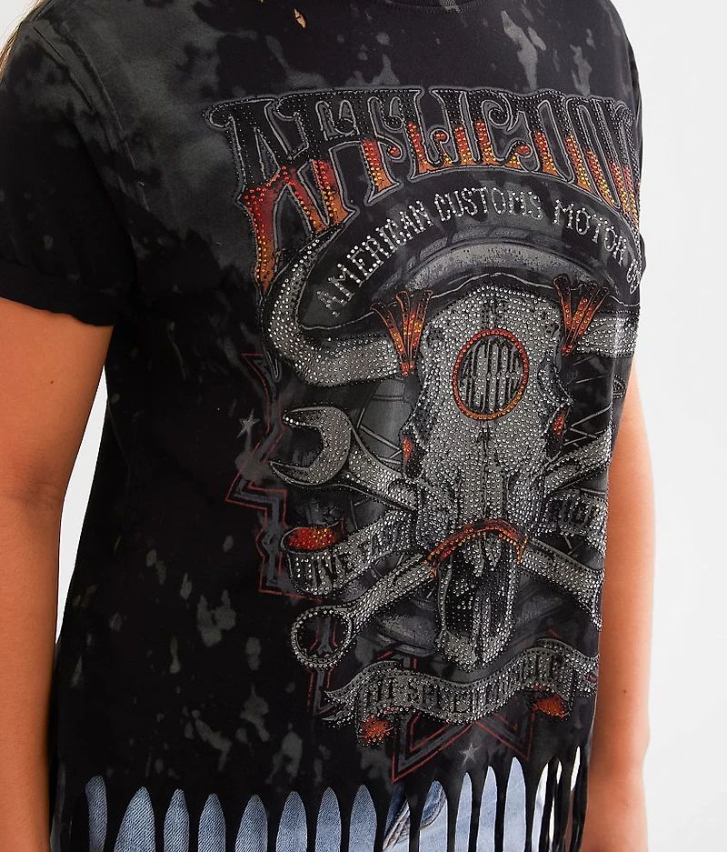 Hi-Speed American Customs Fringe T-Shirt