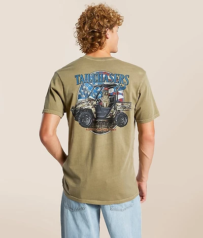 Tail Chasers Club UTV Dog T-Shirt