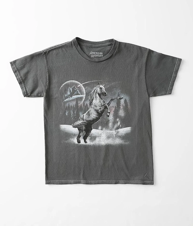 Girls - Winter Horse T-Shirt