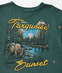 Girls - Turquoise Sunset T-Shirt