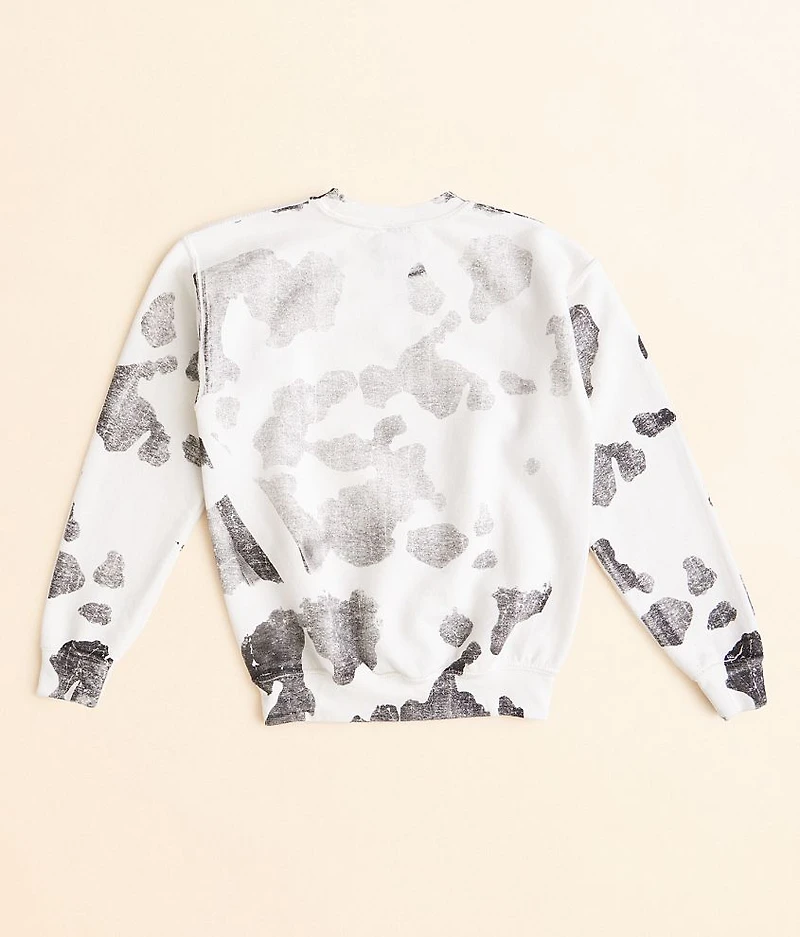 Girls - Cow Spot Pullover