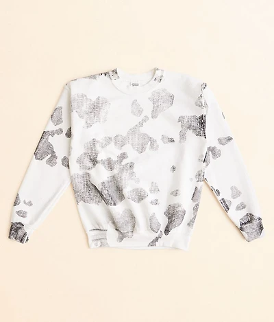 Girls - Cow Spot Pullover