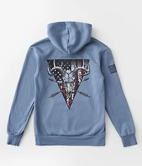Boys - Deer Flag Hooded Sweatshirt