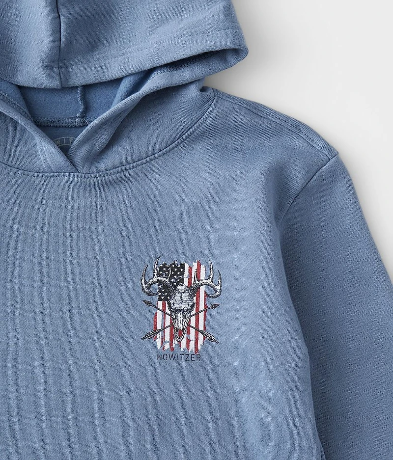 Boys - Deer Flag Hooded Sweatshirt