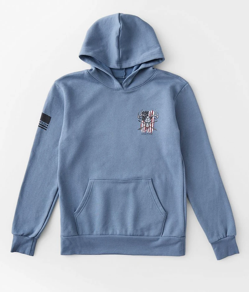 Boys - Deer Flag Hooded Sweatshirt