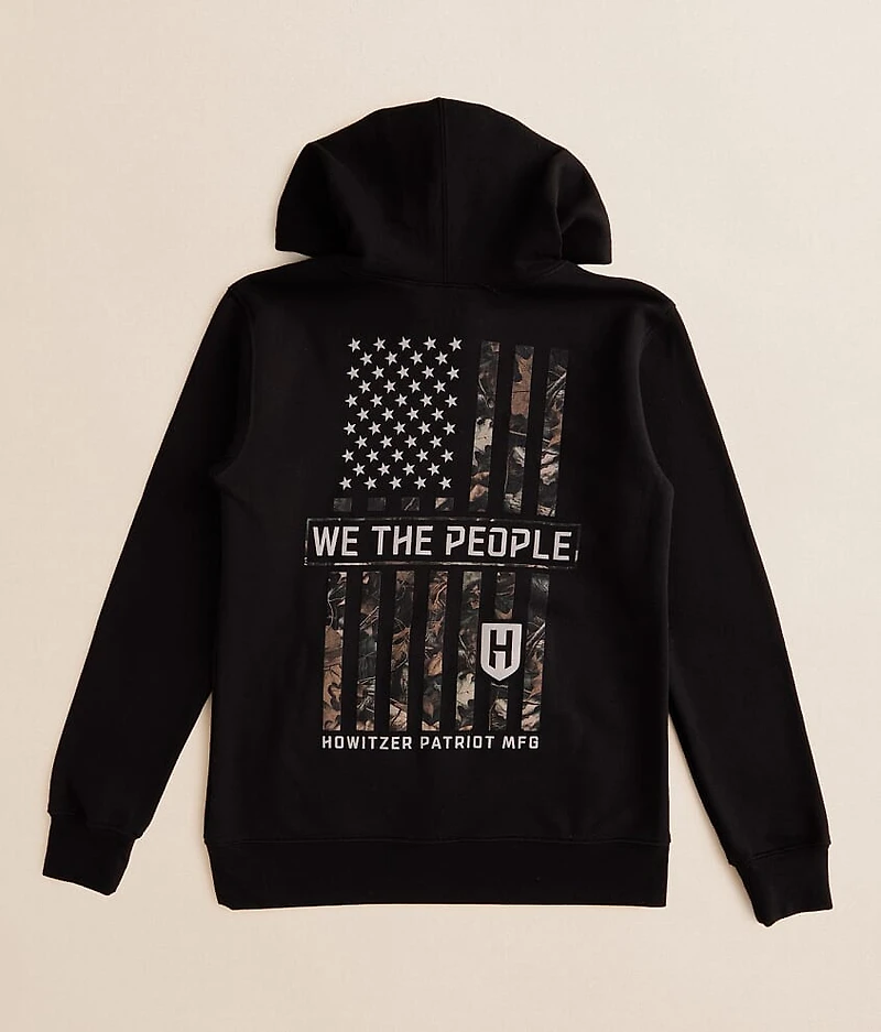 Boys - People Stamp Hooded Sweatshirt