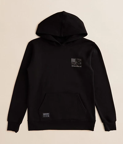Boys - People Stamp Hooded Sweatshirt