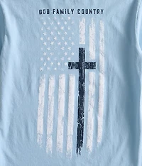 Boys - God Family & Country T-Shirt