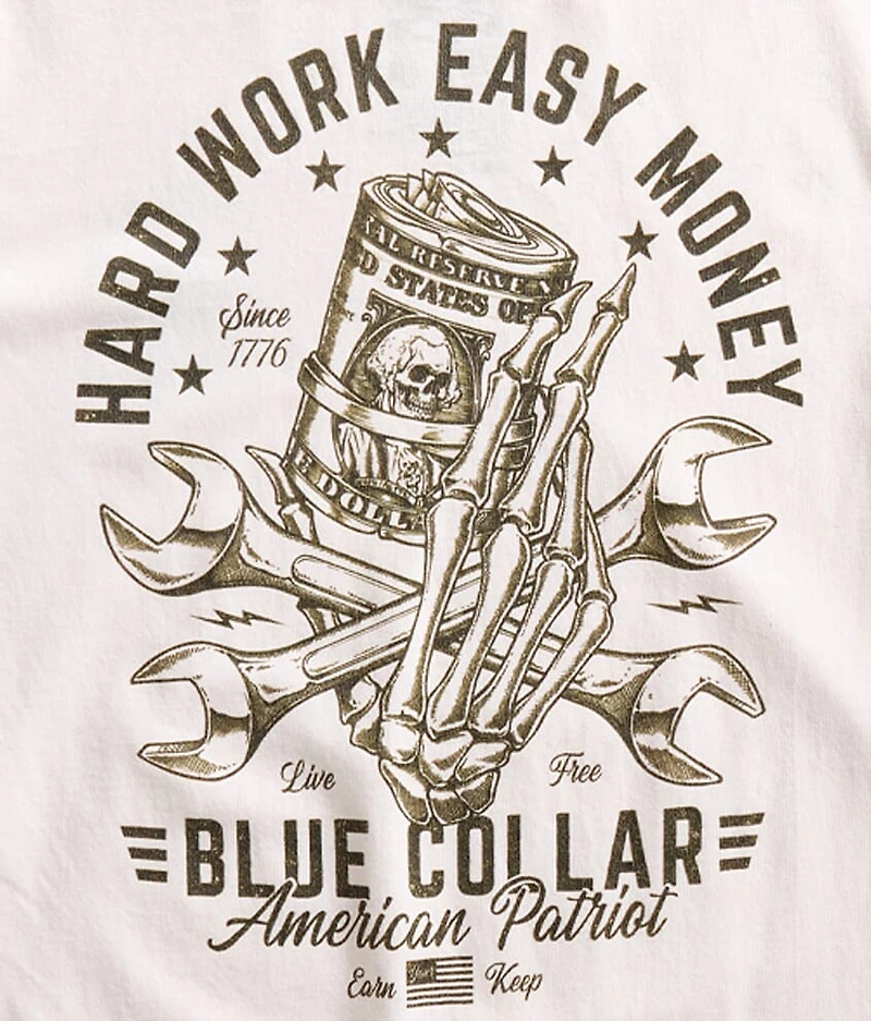 Boys - Blue Collar Hard Work T-Shirt