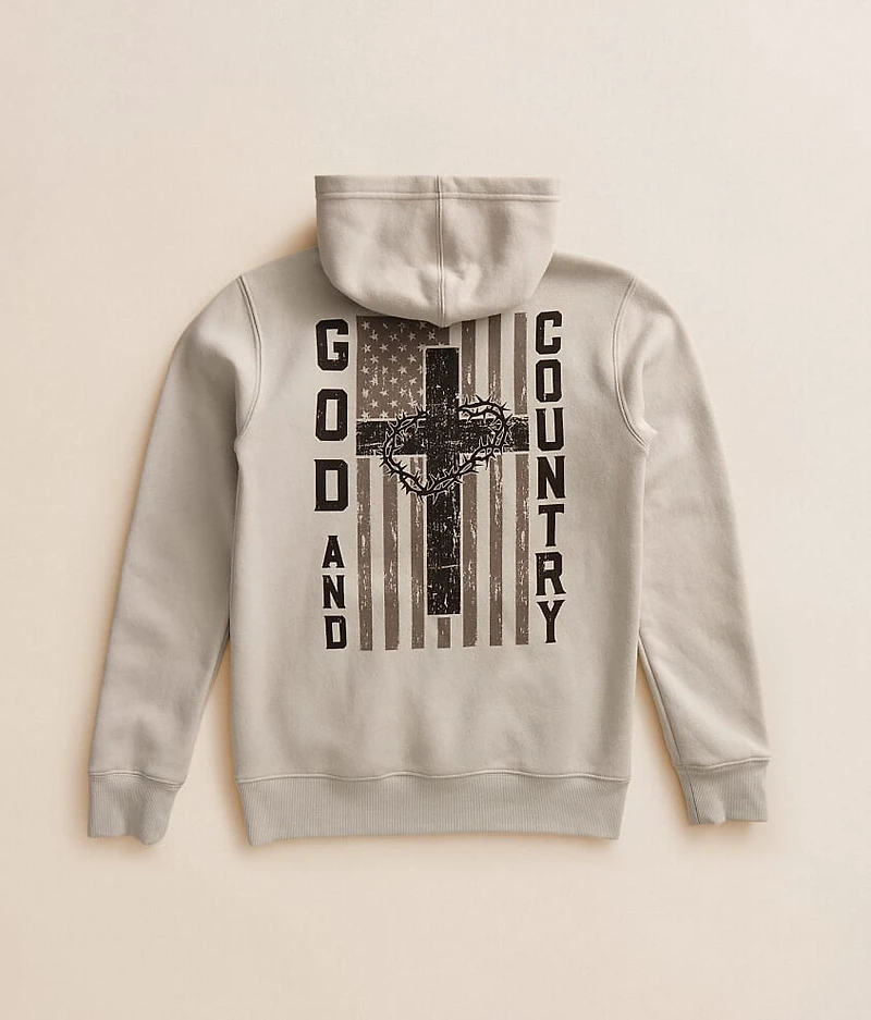 Boys - God Family Country Hooded Sweatshirt
