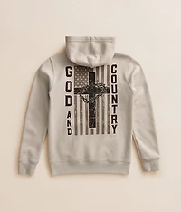 Boys - God Family Country Hooded Sweatshirt