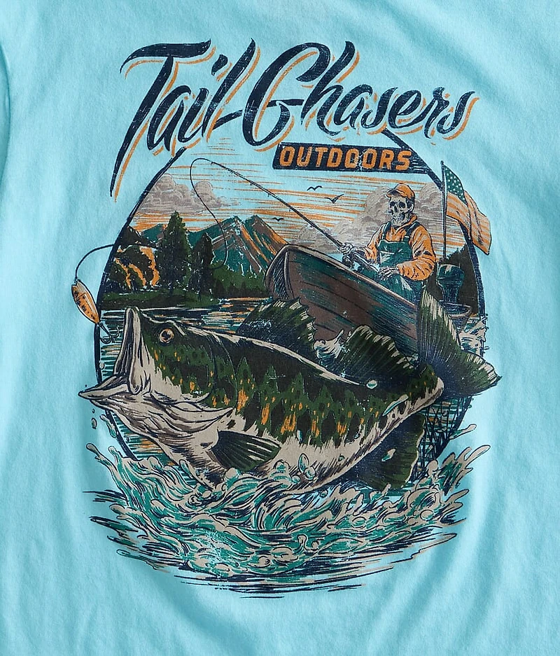 Boys - Skeleton Fisherman T-Shirt