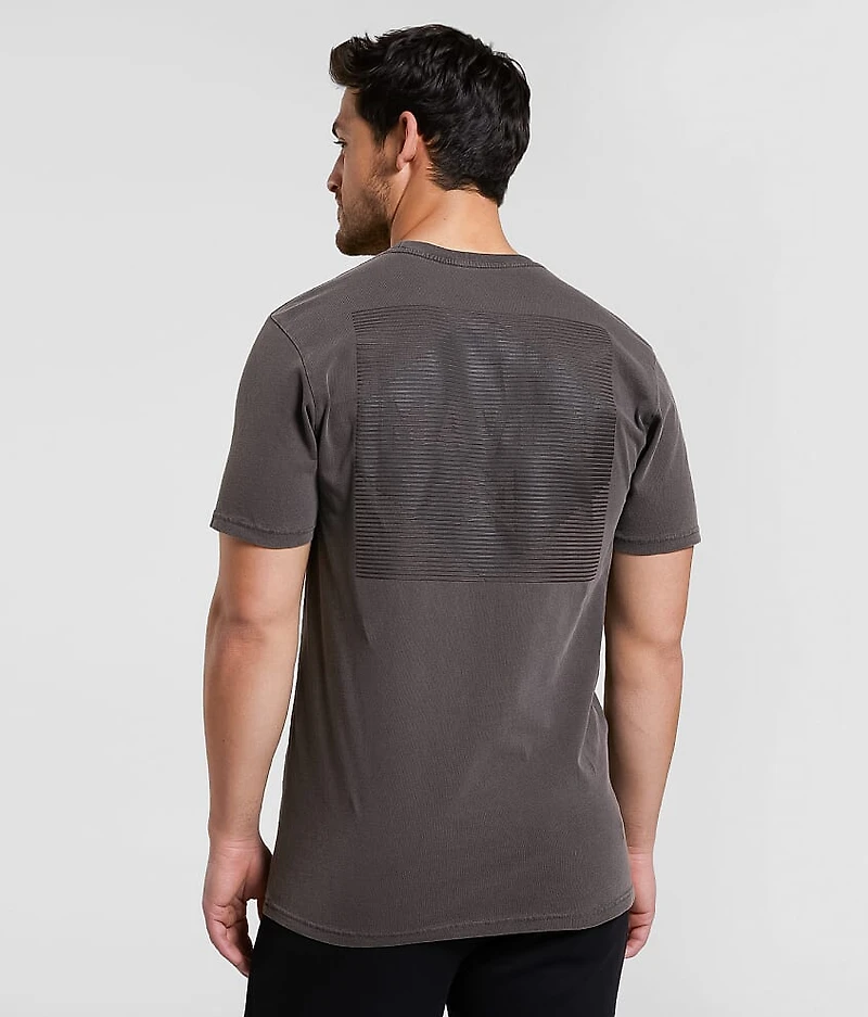 Barred Cut-Out T-Shirt