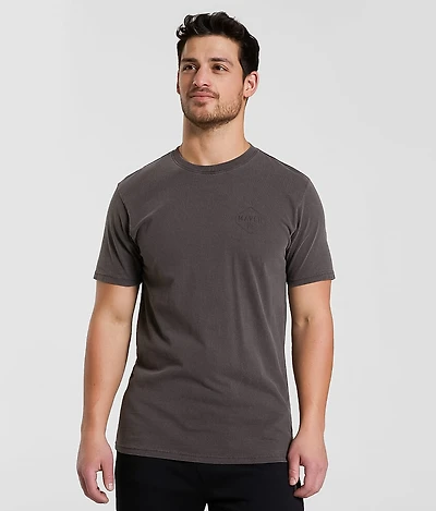 Barred Cut-Out T-Shirt