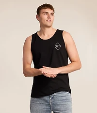 Bold Monstera Glitch Tank Top