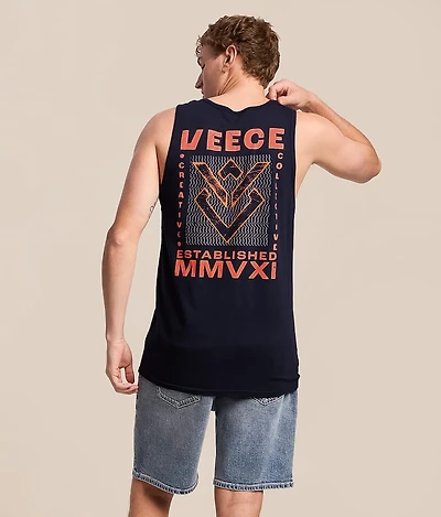 Static Block Tank Top