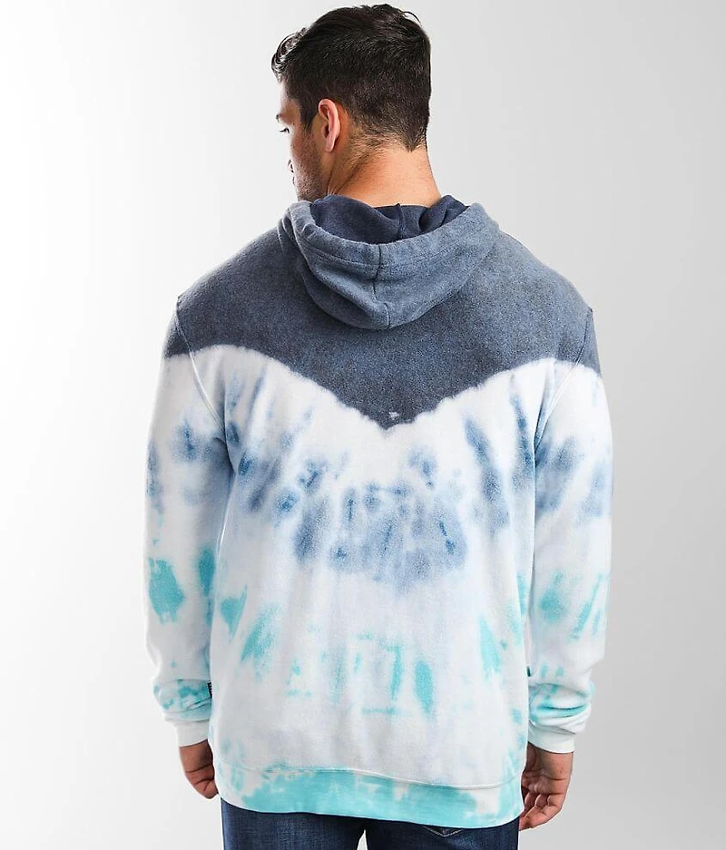 Chevron Tie-Dye Hoodie