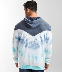 Chevron Tie-Dye Hoodie