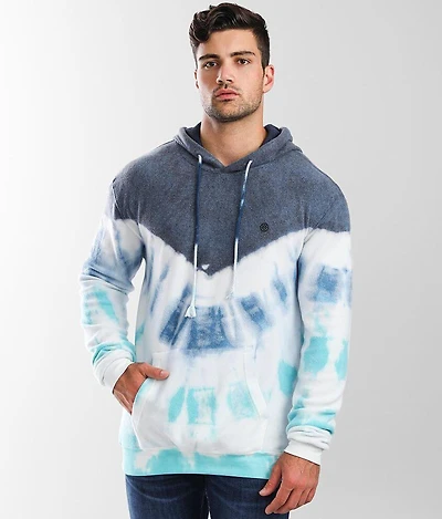 Chevron Tie-Dye Hoodie