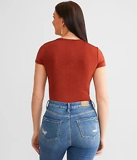 Twisted Cut-Out Bodysuit