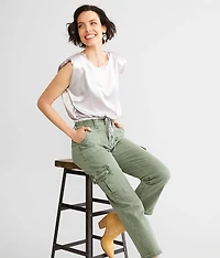 Satin Cropped Top