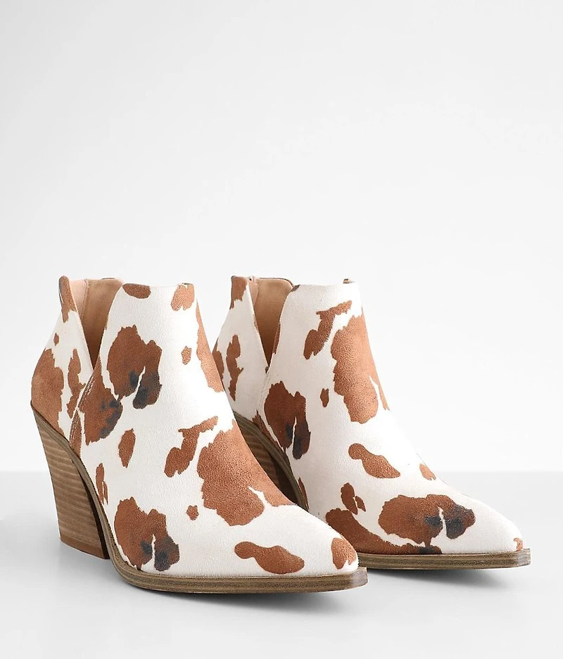 Dean Cow Print Ankle Bootie