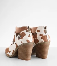 Dean Cow Print Ankle Bootie