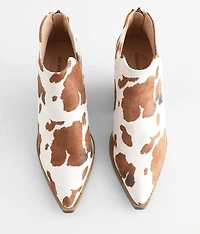 Dean Cow Print Ankle Bootie
