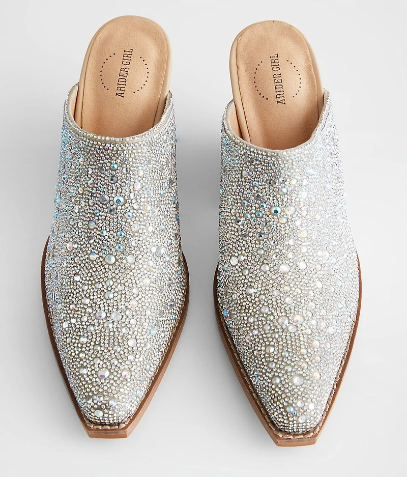 Sweet Rhinestone Mule Shoe