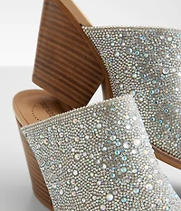Sweet Rhinestone Mule Shoe