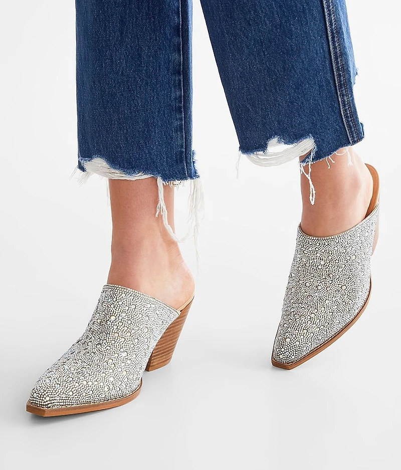 Sweet Rhinestone Mule Shoe
