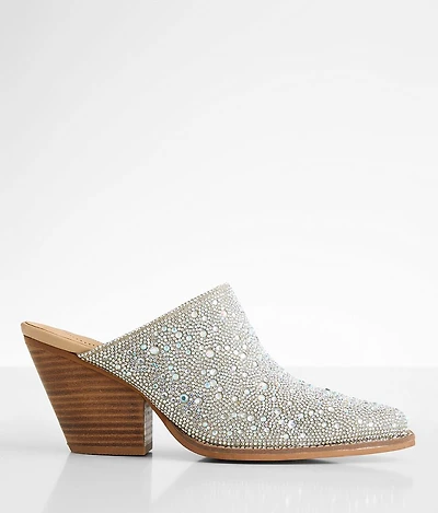 Sweet Rhinestone Mule Shoe