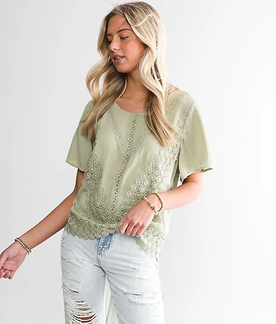 Crochet Applique Top