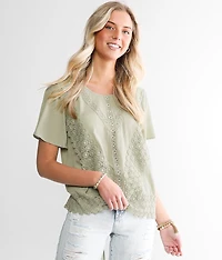 Crochet Applique Top